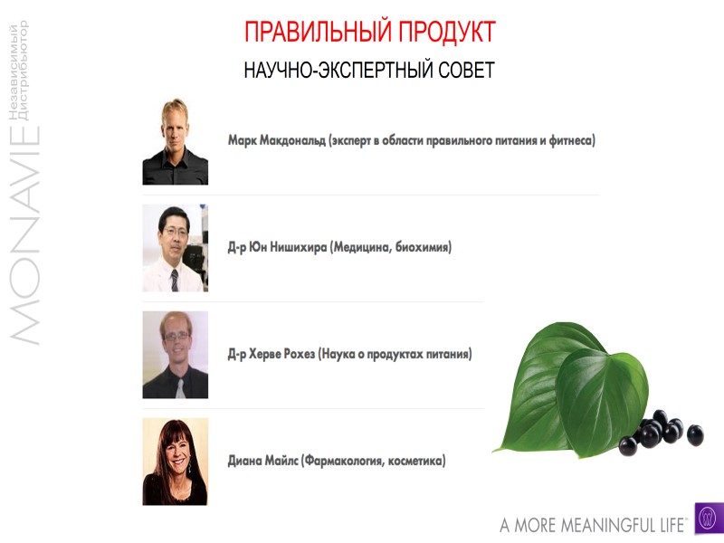 НАУЧНО-ЭКСПЕРТНЫЙ СОВЕТ ПРАВИЛЬНЫЙ ПРОДУКТ